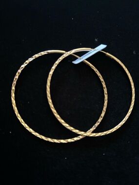 Gold Plated Hoop earrings